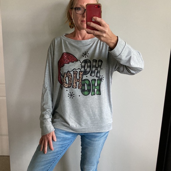 ‘Ho Ho Ho’ Long Sleeve Top - Picture 3 of 9